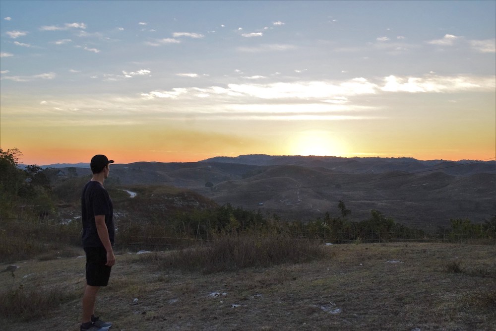Sumba island indonesia sunset
