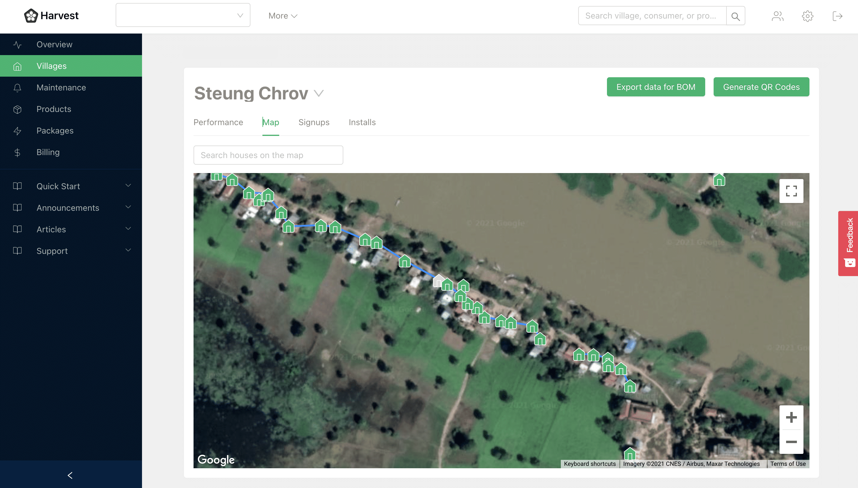 Okra Network Visualisation